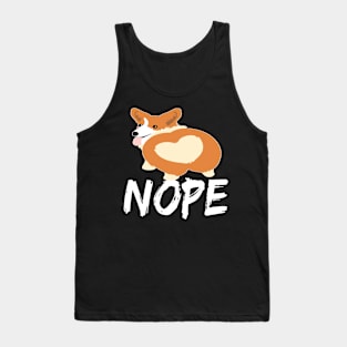 Nope - Corgi (21) Tank Top